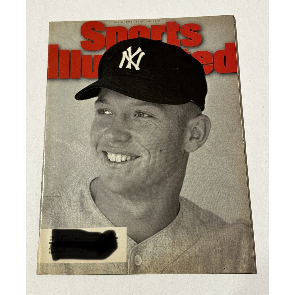 Sports Illustrated August 21 1995 Mickey Mantle New York Yankees